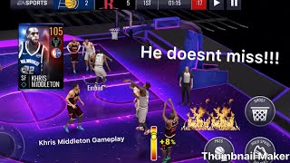 105 Khris Middleton Splashing 3s