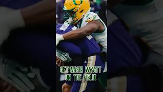 Get Nasir Wyatt on the field this season as much as possible! #oregon #cfb