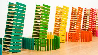 Satisfying Domino Tricks with Planks!