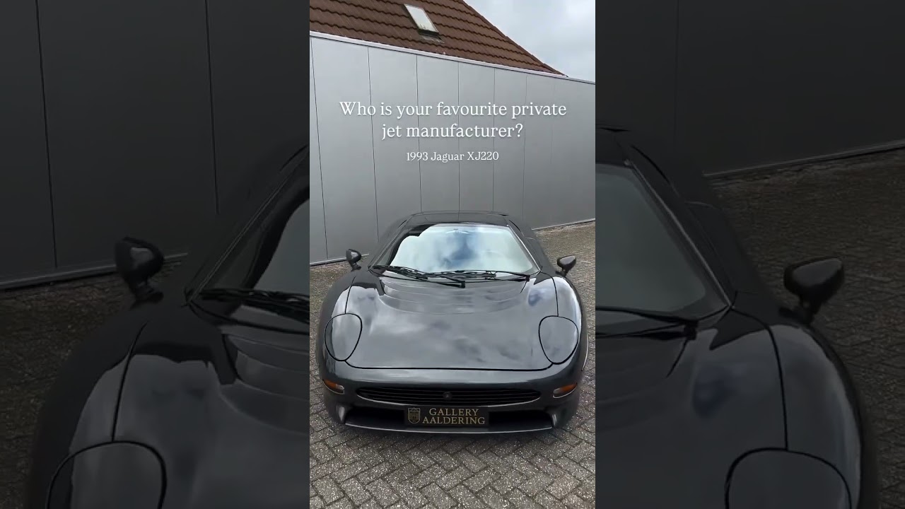 Aperçu vidéo du Jaguar XJ 220 (1993)