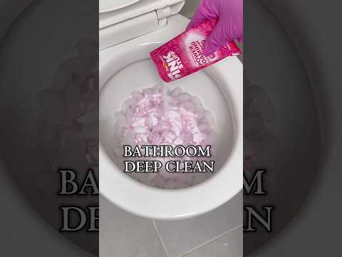 A satisfying deep clean #asmr #cleaninghacks #cleaningmotivation #bathroomdecor #springcleaning #fyp