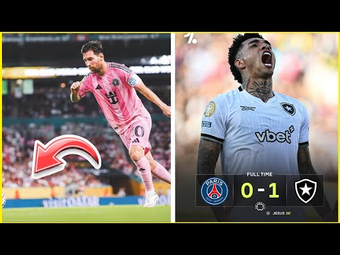 MESSI BRILLE ENCORE ! COUP FRANC MAGNIFIQUE ET LE PSG PERD CONTRE BOTAFOGO