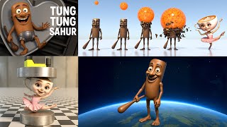 Tung Tung Tung Sahur VS  Ballerina Cappuccina - Best Italian brainrot animations