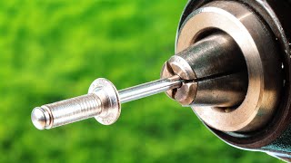 Simplemente inserta el REMACHE en el taladro y te sorprenderás con los resultados |Consejos y trucos