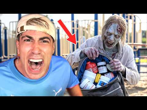 🧟‍♂️🧟‍♀️LOS ZOMBIES DEL APOCALIPSIS INVADEN EL PARQUE DE JUEGOS 😨CARLITOS ESTA ALLI 😱ALEJO IGOA