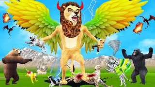 Top 03 Lion Amazing Hindi Moral Stories Collection Sher Ki Kahani - Hindi Kahaniya - Fairy Tales.