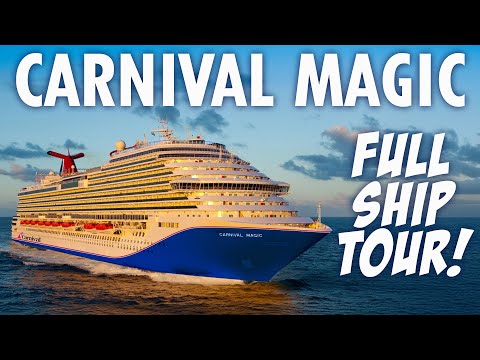 Explore the Carnival Magic! Full Walkthrough Cruise Ship Tour 2024