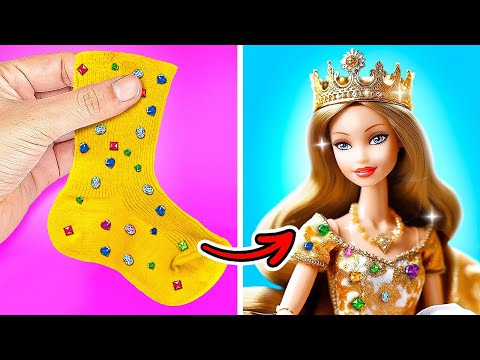 PETITES CRÉATIONS POUR POUPÉES 🎀🎨 Étudiante Riche vs Fauchée ! Idées Créatives & Astuces par 123 GO!