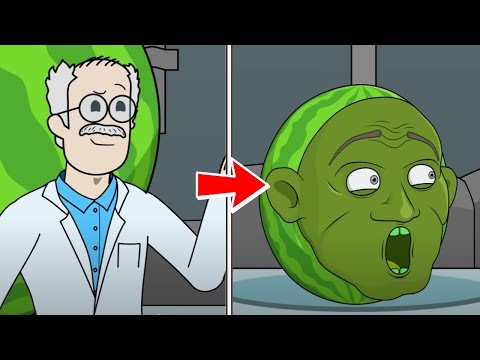 A TRISTE HISTÓRIA ORIGEM de LIN GANG MELON e a EVOLUÇÃO DOS BRAINROTS Desenho animado animação