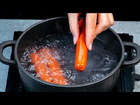 J'ai appris la recette au restaurant ! C'est la seule façon de cuisiner des saucisses.
