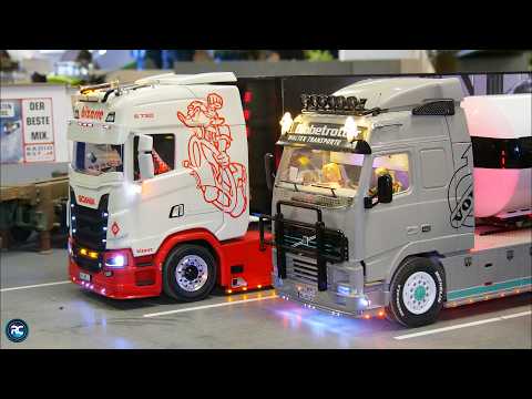 MEGA RC TRUCK COLLECTION!! GREAT RC MODEL TRUCKS, RC EXCAVTOR, RC MACHINES AT MTC OSNABRÜCK