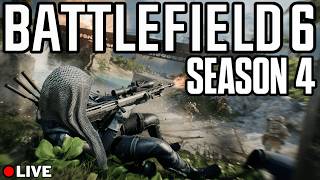 🔴LIVE | Battlefield 6 SEASON 4 | 5 KD Controller Warlord | LVL 595+ | PS5 Gameplay