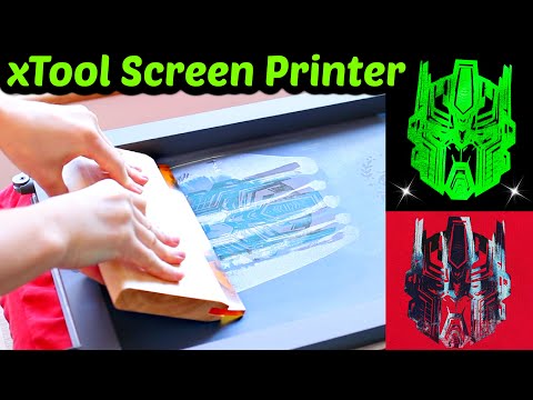 Getting Creative With The xTool Screen Printer & xTool P2