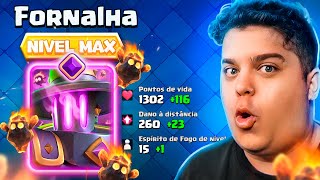JÁ COLOQUEI A NOVA FORNALHA EVOLUIDA NO NIVEL MÁXIMO E MONTEI O MELHOR DECK!
