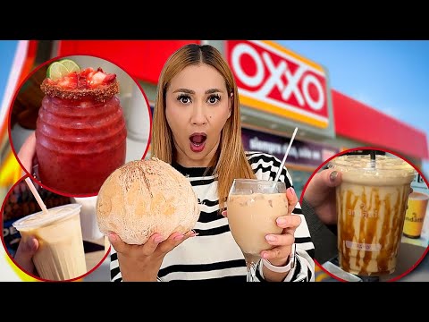 ¡PROBANDO las BEBIDAS más VIRALES✨ del OXXO! ¿Valen la pena? 😱