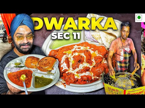 Best Street Food in Dwarka! Litti Chokha, Rumali Soya Chaap & Boba Drinks Review