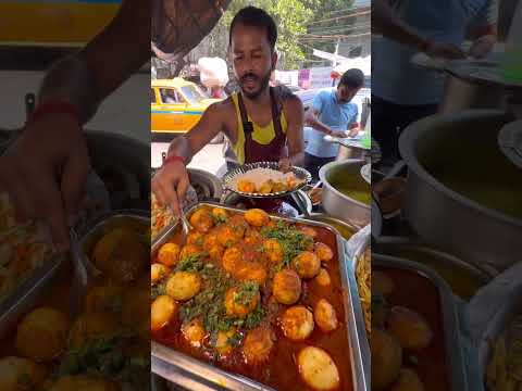 कोलकाता का सबसे सस्ता अंडा चावल सिर्फ ₹50 में 😱#trendingreels