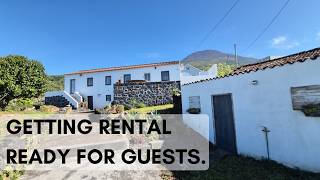 Maintenance  at our Azores Vacation Rental - Getting the house ready for our wonderful guests Ep 261