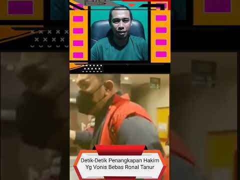 Detik-Detik Penangkapan Hakim Yg Vonis Bebas Ronald Tanur #shortsvideo #viralvideo #new