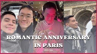 our romantic trip to paris, france - second year anniversary【gay couple vlog】