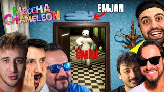EKİPLE MECCHA CHAMELEON ama AMONG US HARİTASI !! ÜMİDİ BENİ 2 SAAT BULAMADI 😂😂
