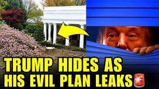 🚨Trump HIDES As His Plan To DESTROY The White House Lawn LEAKS