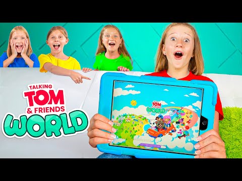 Nastya plays Talking Tom & Friends: World
