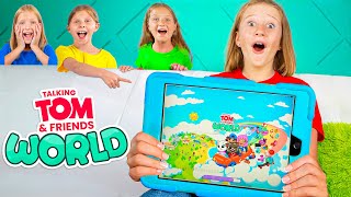 Nastya plays Talking Tom & Friends: World