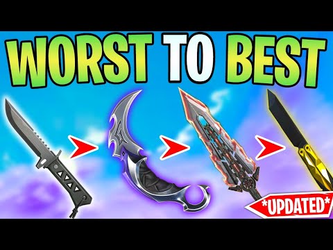 Ranking Every VALORANT KNIFE From Worst to Best (Melee) *NEW* *UPDATED*