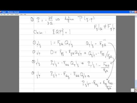 Classical Mechanics, Lecture 18: Canonical...