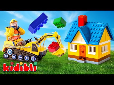 Vídeo de Construcción para Niños 🚧 Vídeo Educativo para Niños | Kidibli