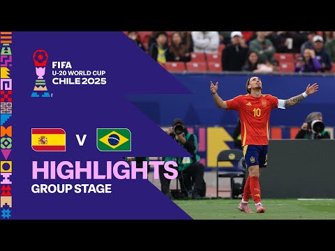 Resumen del partido Spain - Brazil U20