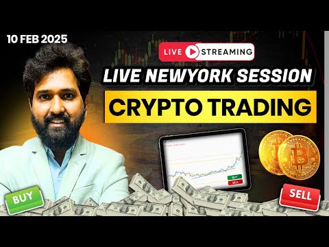 Live Crypto Trading | Bitcoin Trading| Delta Exchange India | 10 Feb 2025