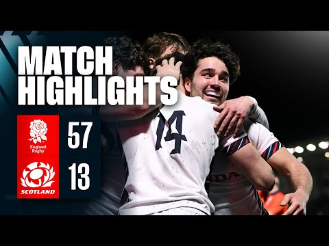 THEY SCORED NINE TRIES | England U20s v Scotland 2025 highlights