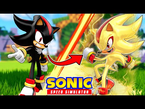 Shadow Turns Into Super Shadow in Sonic Speed Simulator! (Roblox)