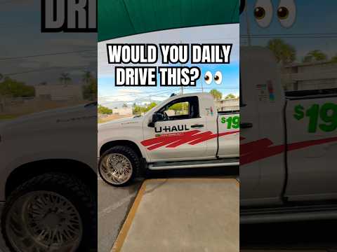HE REALLY DO THAT to a UHAUL?! 💀😅 #liftedtrucks