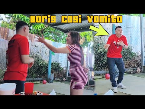 Apostando un trago asqueroso🤢🤮||BORIS casi vomita 😂