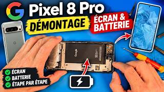 Google Pixel 8 Pro : Teardown - Démontage,  Écran & Remplacement de Batterie (Originale)🔧📱