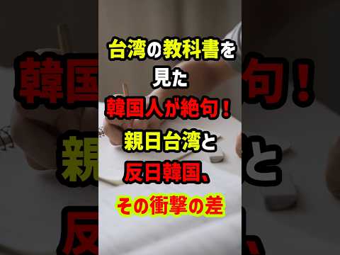 韓国人が台湾の教科書を見て愕然…歴史認識の違いがヤバすぎたｗ