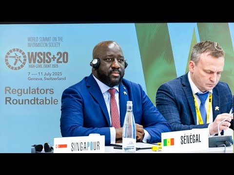 À Genève, le Ministre Alioune Sall hisse le Sénégal au sommet du numérique mondial