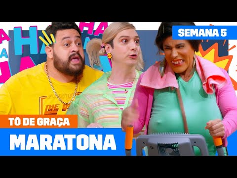 MARATONE a QUINTA semana da NOVA TEMPORADA de T脭 DE GRA脟A! 馃敟馃お | Humor Multishow