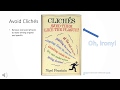 Writing Style and Clarity Concepts