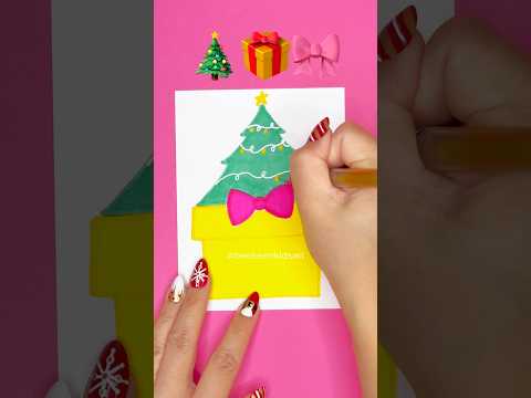 ✨So Cute ??? ✨ #shorts #drawing #emojichallenge #christmas #art