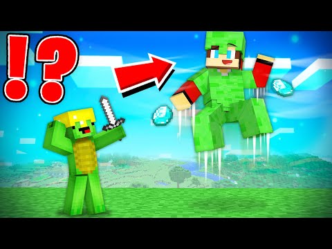 SUPER JUMP Armor Speedrunner vs Hunter in Minecraft - Maizen JJ and Mikey