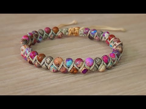 PULSERA FACIL DE HACER🌸// PULSERA DE HILO PASO A PASO //BRACELETS