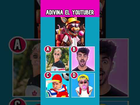 Adivina El YouTuber Versión Animatrónico de FNAF #shorts