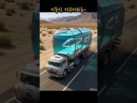달리는 아쿠아리움~#물고기#수족관#활어차#shorts