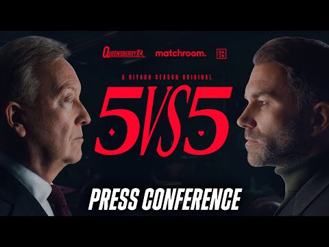 QUEENSBERRY VS. MATCHROOM 5v5 - COLETIVA DE IMPRENSA AO VIVO