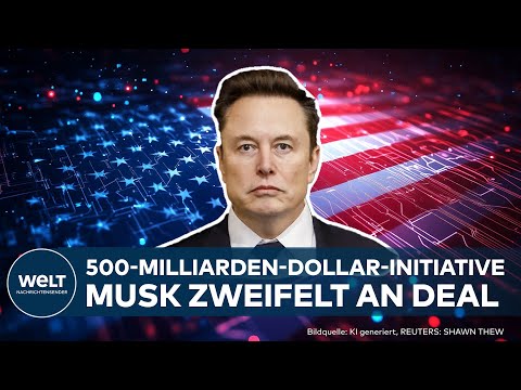 USA: Präsident Donald Trumps KI-Projekt spaltet die Tech-Elite - Elon Musk hat Finanzierungszweifel