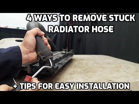 4 WAYS TO REMOVE A STUCK RADIATOR HOSE PLUS HOW TO INSTALL A NEW RADIATOR HOSE WITHOUT MUCH EFFORT